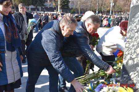 Житомиряни вшанували пам'ять Тараса Шевченка