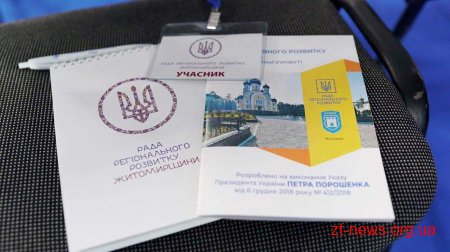 Понад 700 проектів реалізують на Житомирщині у найближчі 3 роки