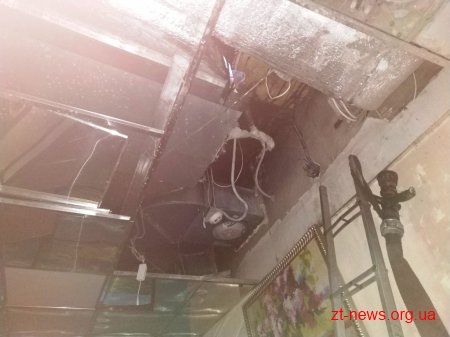 У Бердичеві горіла будівля ресторану
