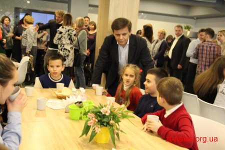 Євген Клопотенко у Житомирі презентував проект «Нове шкільне харчування»