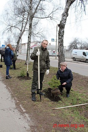 В День лісу в Житомирі посадили дерева