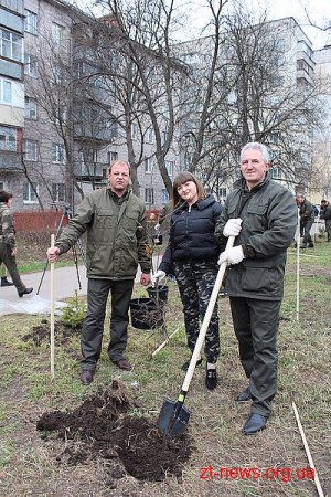 В День лісу в Житомирі посадили дерева