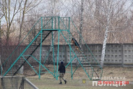 У Житомирі поліцейські кінологи дивували дітей яскравими виступами службових собак