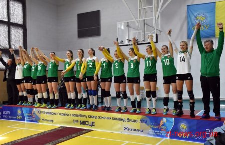 Житомирський ВК "Полісся" виграв чемпіонат України з волейболу серед команд Вищої ліги