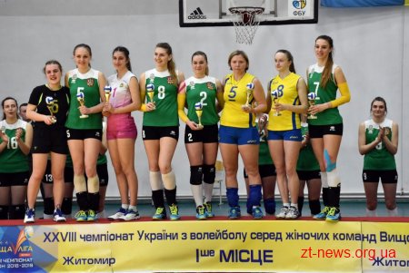 Житомирський ВК "Полісся" виграв чемпіонат України з волейболу серед команд Вищої ліги