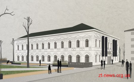 Реконструкція магістрату на Замковій горі завершена на 75-80%