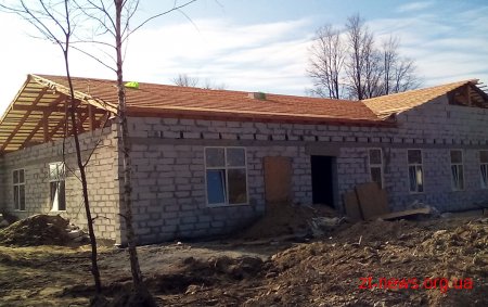 На Житомирщині триває будівництво нових амбулаторій, деякі вже утеплюють, оздоблюють ззовні та всередині