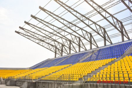 Стан ремонтних робіт на житомирських стадіонах «Полісся» та «Спартак» оглянув Геннадій Зубко