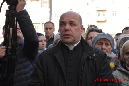 У Житомирі вшанування пам’ять жертв Катинської трагедії та авіакатастрофи під Смоленськом