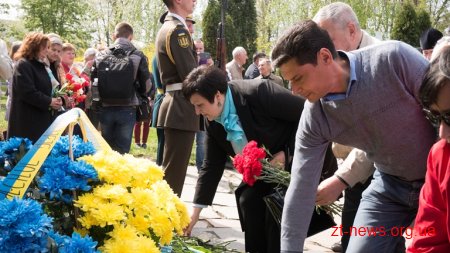 У Житомирі пройшли заходи до 33-річниці Чорнобильської трагедії