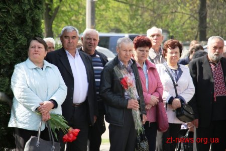 У Житомирі пройшли заходи до 33-річниці Чорнобильської трагедії