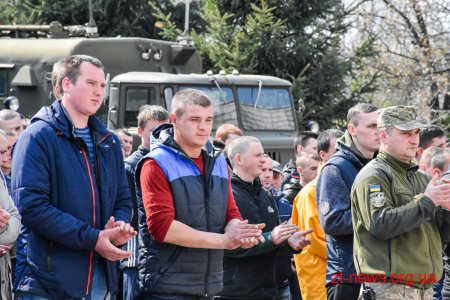 43 юнаків Житомирщини відправили на строкову військову службу
