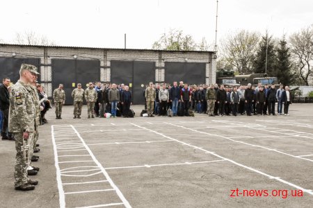 43 юнаків Житомирщини відправили на строкову військову службу
