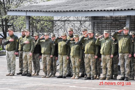 43 юнаків Житомирщини відправили на строкову військову службу