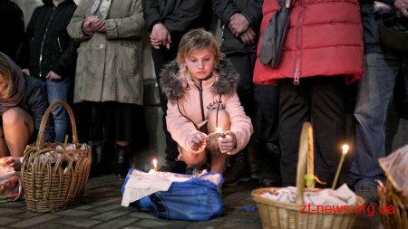 Тисячі житомирян освятили великодні кошики