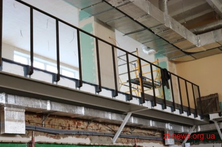 У Радомишлі тривають внутрішні оздоблювальні роботи спорткомплексу «Динамо»