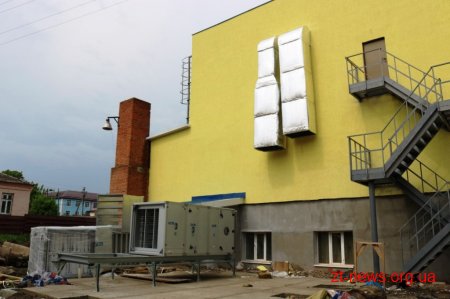 У Радомишлі тривають внутрішні оздоблювальні роботи спорткомплексу «Динамо»