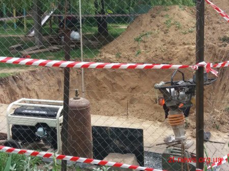 На Бульварі Польському розпочались роботи з будівництва музичного фонтану