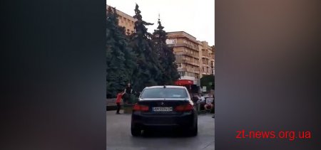 За «дрифт» у центрі Житомира керманичеві загрожує кримінальна відповідальність