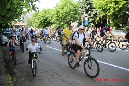 Велодень в Житомирі зібрав понад три тисячі учасників