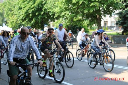 Велодень в Житомирі зібрав понад три тисячі учасників