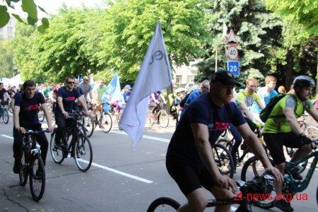 Велодень в Житомирі зібрав понад три тисячі учасників