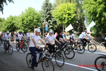 Велодень в Житомирі зібрав понад три тисячі учасників