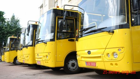Житомирщина отримала вже 10 закуплених цьогоріч шкільних автобусів