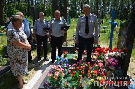 Житомирські поліцейські вшанували пам’ять дільничного, який загинув під час виконання службових обов’язків