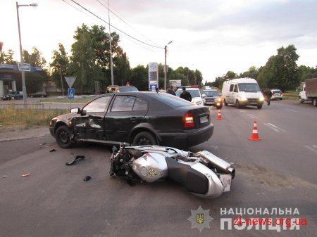 За вихідні в області у ДТП загинув керманич мопеда та травми отримали ще три людини
