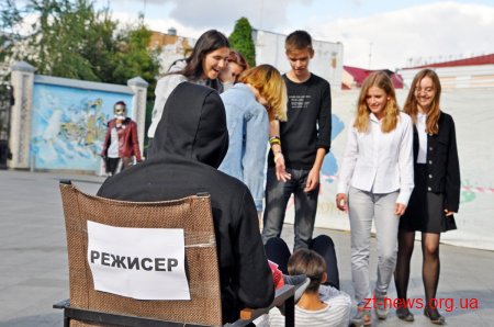 У центрі Житомира відбулися зйомки фільму від організаторів фестивалю «ЖУК»