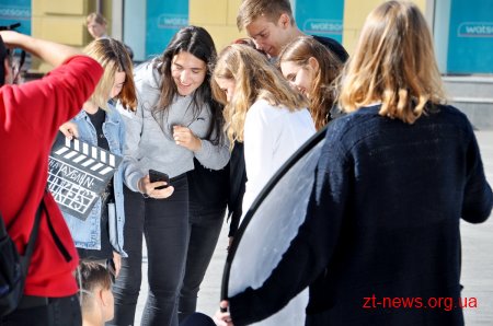 У центрі Житомира відбулися зйомки фільму від організаторів фестивалю «ЖУК»