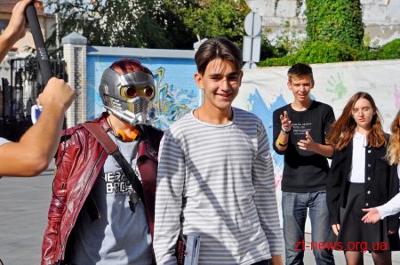 У центрі Житомира відбулися зйомки фільму від організаторів фестивалю «ЖУК»