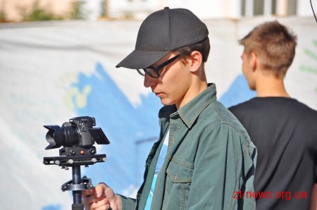 У центрі Житомира відбулися зйомки фільму від організаторів фестивалю «ЖУК»