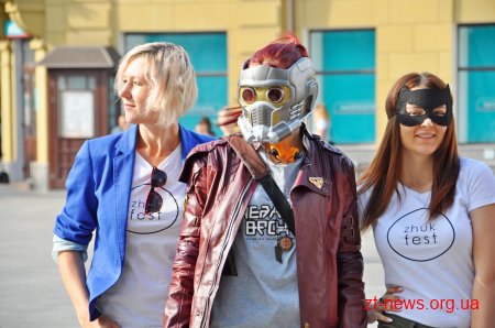 У центрі Житомира відбулися зйомки фільму від організаторів фестивалю «ЖУК»