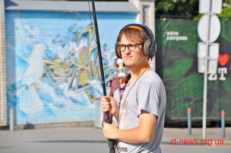 У центрі Житомира відбулися зйомки фільму від організаторів фестивалю «ЖУК»