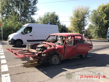 У Житомирі внаслідок зіткнення двох ВАЗів травмувалася дитина
