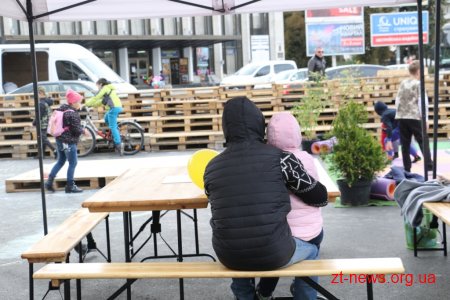 В рамках експерименту майдан Соборний перетворився на активний громадський простір