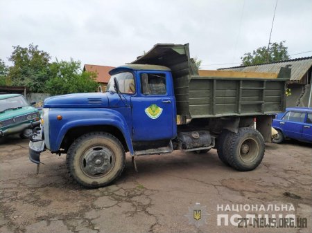 На Житомирщині поліцейські затримали молодика за угон ЗІЛа