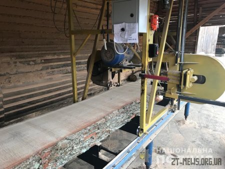 В Олевському районі поліцейські провели близько десятка обшуків на нелегальних пилорамах