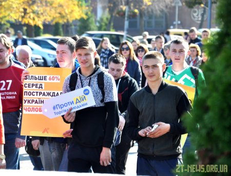 Більше сотні людей приєдналися у Житомирі до акції «Хода за свободу»