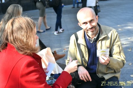Більше сотні людей приєдналися у Житомирі до акції «Хода за свободу»