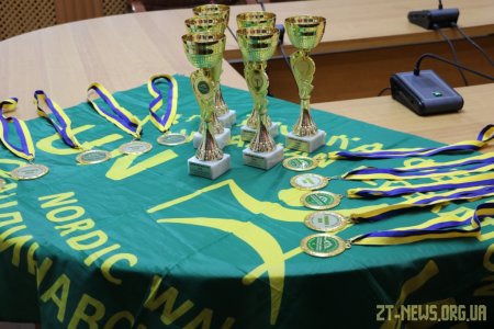 Житомиряни успішно виступили на перших всеукраїнських змаганнях зі скандинавської ходьби
