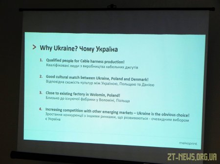 У Черняхові відкрили підприємство, яке забезпечить 200 людей роботою