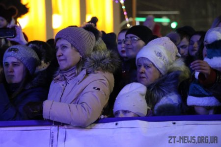 У Житомирі запалили вогні на головній ялинці області