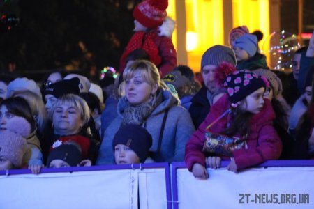 У Житомирі запалили вогні на головній ялинці області