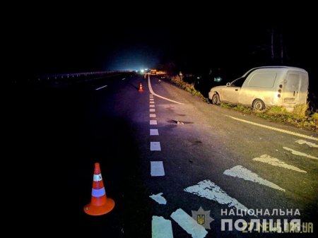 На трасі Київ-Чоп вантажівка збила чоловіка, який міняв колесо на узбіччі
