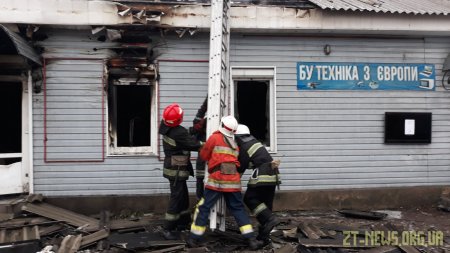 На вихідних у Житомирі горів магазин