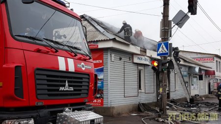 На вихідних у Житомирі горів магазин