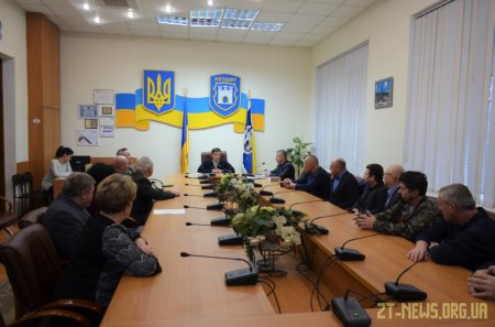 У міській раді відбулася зустріч керівництва міста з воїнами-афганцями